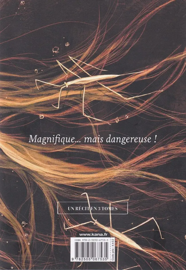 Verso de l'album Nuisible Tome 3