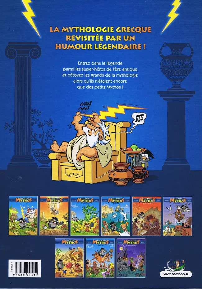 Verso de l'album Les Petits Mythos Tome 9 Les rateaux de la méduse