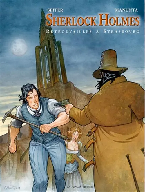 Couverture de l'album Sherlock Holmes Tome 2 Retrouvailles à Strasbourg
