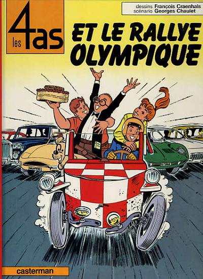 Couverture de l'album Les 4 as Tome 8 Les 4 as et le rallye olympique