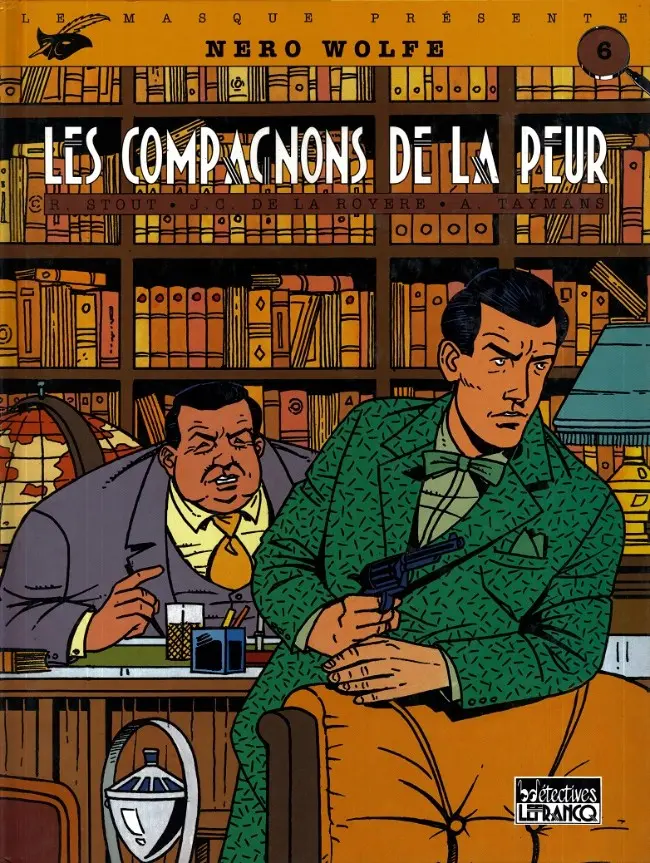 Couverture de l'album Nero Wolfe Tome 1 Les compagnons de la peur