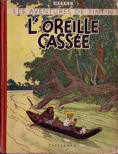 Couverture de l'album Tintin Tome 6 L'oreille cassée
