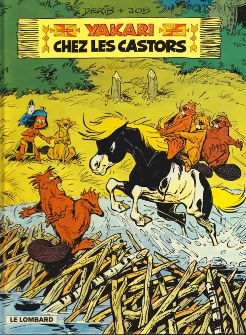 Couverture de l'album Yakari Tome 3 Yakari chez les castors