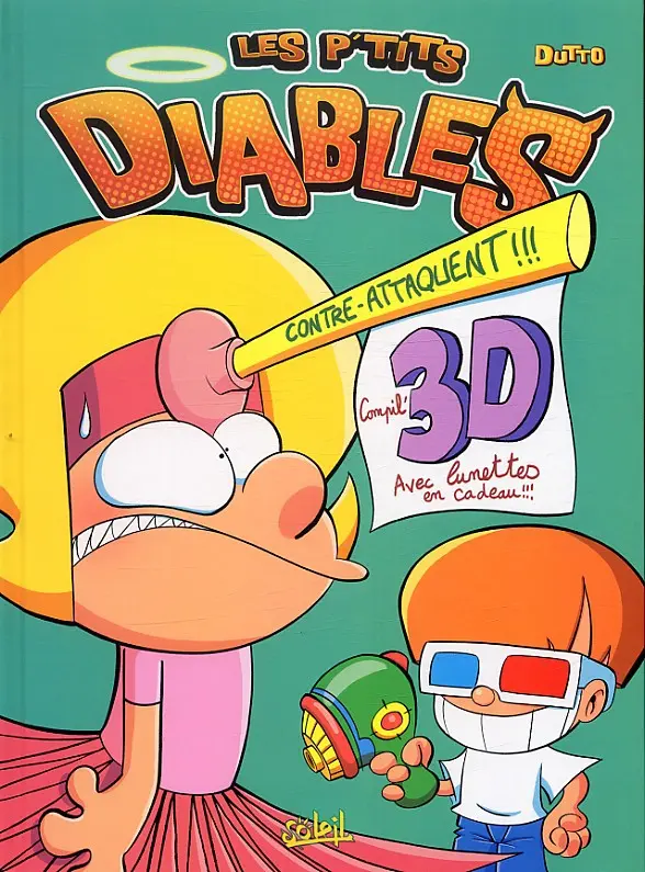 Couverture de l'album Les P'tits diables Compil'3D #2 Les p'tits diables contre-attaquent !