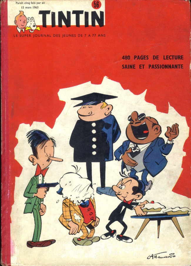 Couverture de l'album Tintin Tome 56