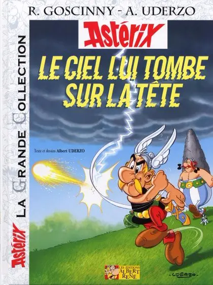 Couverture de l'album Astérix La Grande Collection Tome 33 le ciel lui tombe sur la tête