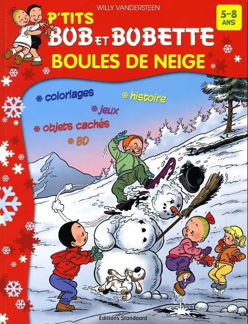Couverture de l'album Bob et Bobette (P'tits) Boules de neige