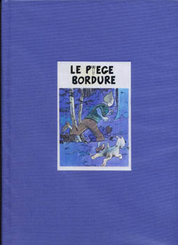 Couverture de l'album Tintin Le Piège bordure