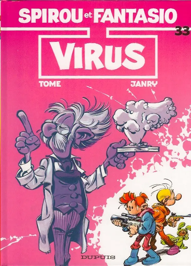 Couverture de l'album Spirou et Fantasio Tome 33 Virus