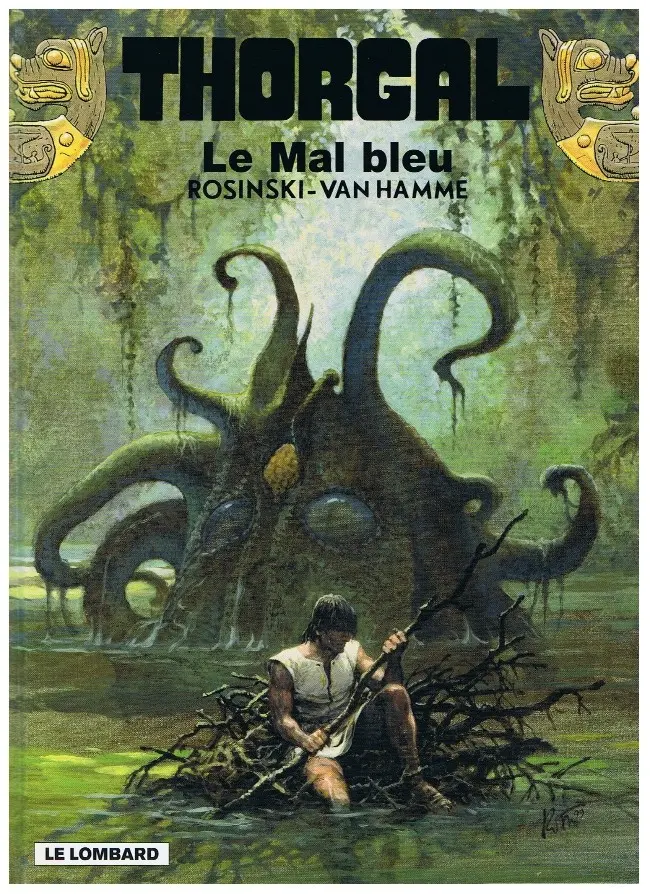 Couverture de l'album Thorgal Tome 25 Le Mal bleu