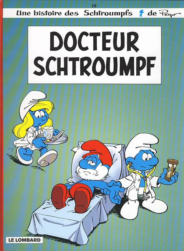 Couverture de l'album Les Schtroumpfs Tome 18 Docteur schtroumpf
