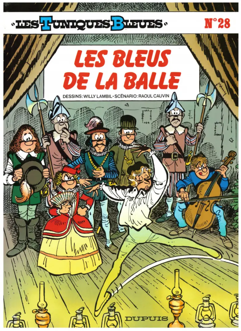Couverture de l'album Les Tuniques Bleues Tome 28 Les bleus de la balle