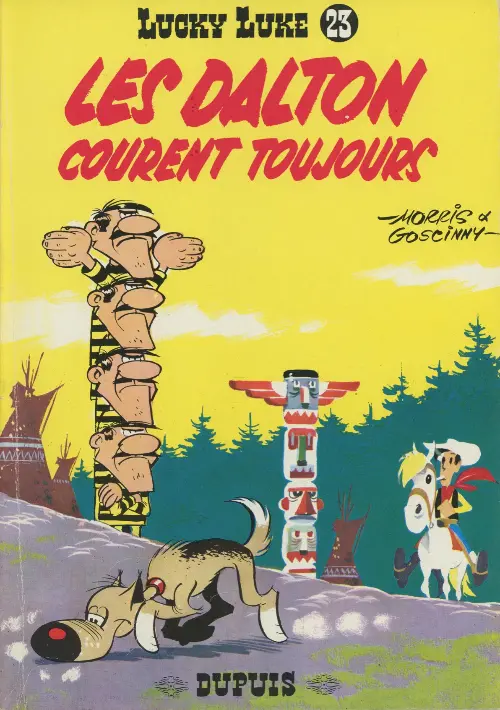 Couverture de l'album Lucky Luke Tome 23 Les Dalton courent toujours