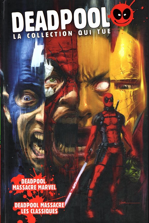 Couverture de l'album Deadpool - La collection qui tue Tome 1 Deadpool massacre Marvel / Deadpool massacre les classiques