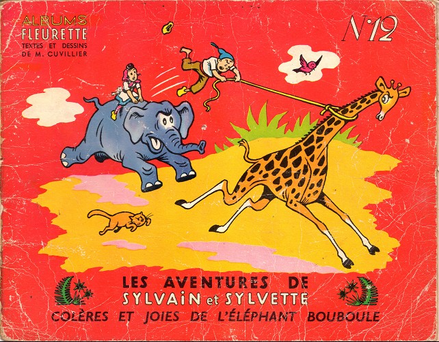 Couverture de l'album Sylvain et Sylvette Tome 12 Colères et joies de l'éléphant bouboule