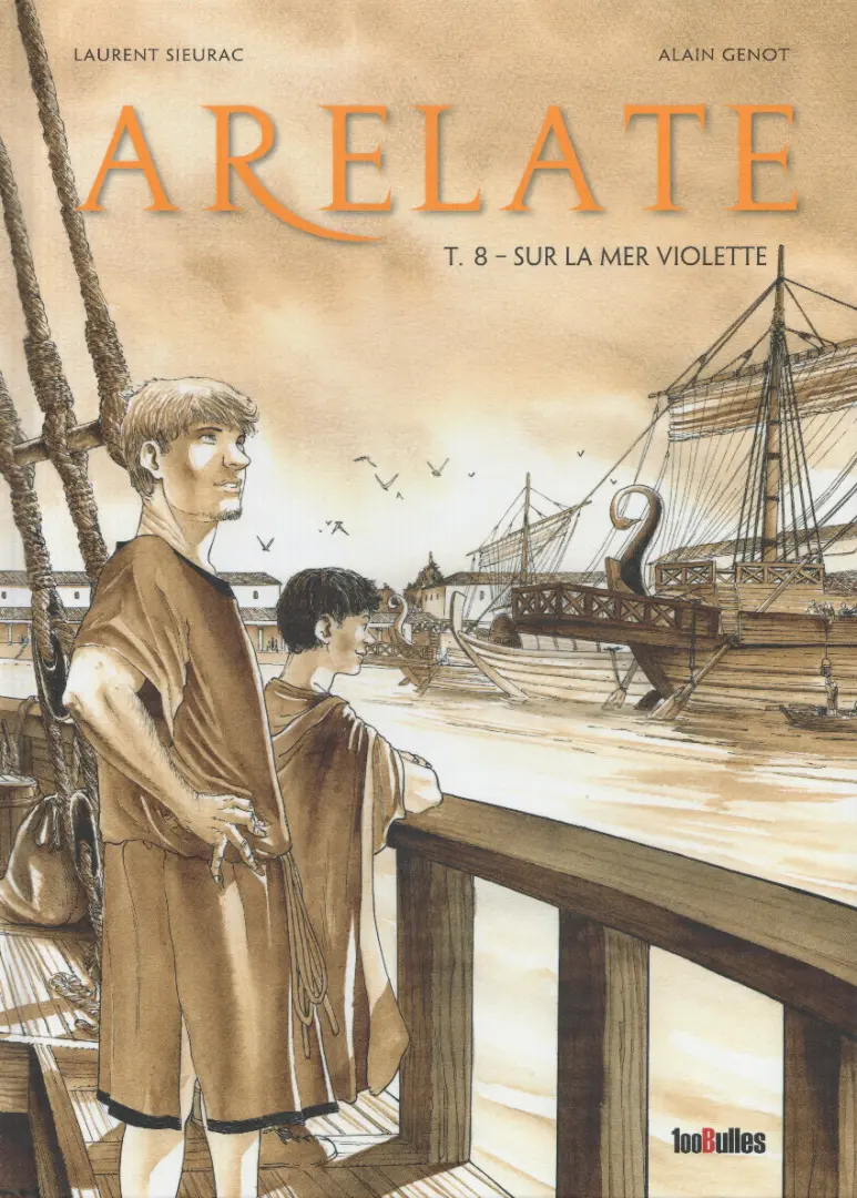 Couverture de l'album Arelate Tome 8 Sur la mer violette