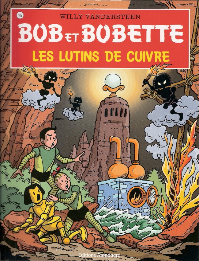 Couverture de l'album Bob et Bobette Tome 182 Les lutins de cuivre