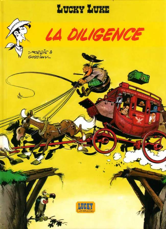 Couverture de l'album Lucky Luke Tome 32 La Diligence