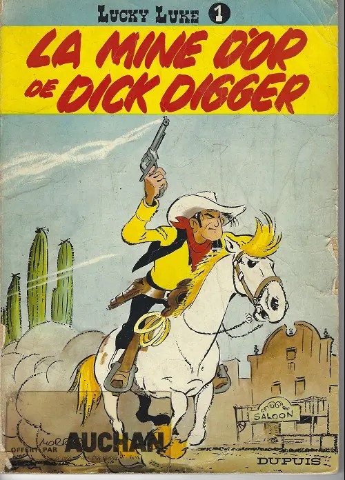 Couverture de l'album Lucky Luke Tome 1 La mine d'or de dick digger