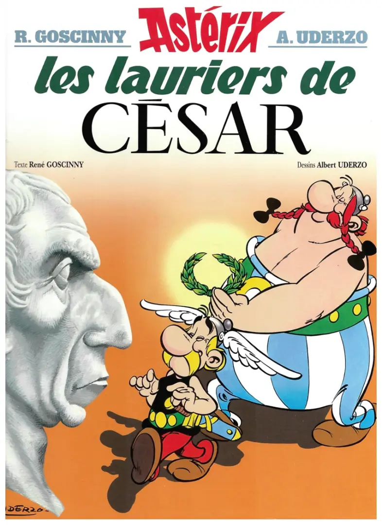 Couverture de l'album Astérix Tome 18 Les lauriers de César