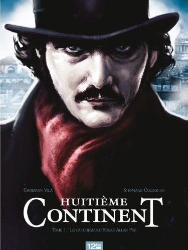 Couverture de l'album Huitième continent Tome 1 Le cauchemar d'Edgar Allan Poe