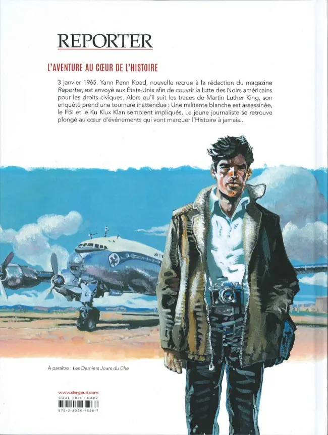 Verso de l'album Reporter Tome 1 Bloody Sunday