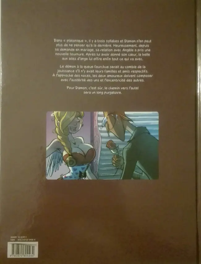 Verso de l'album Ange et Démon Tome 2 Purgatoire
