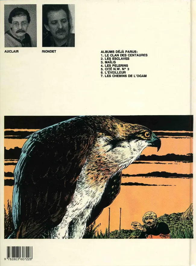 Verso de l'album Simon du Fleuve Tome 7 Les chemins de l'Ogam