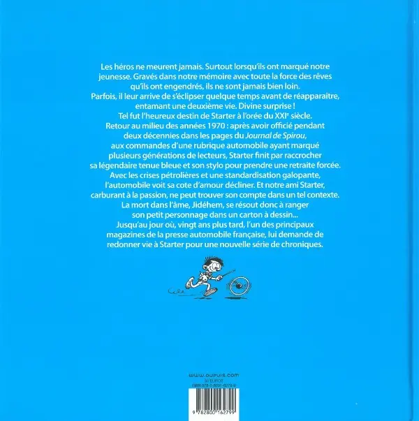 Verso de l'album Starter 60 chroniques insolites