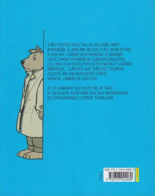 Verso de l'album Théo Toutou Tome 1 Gentleman Détective