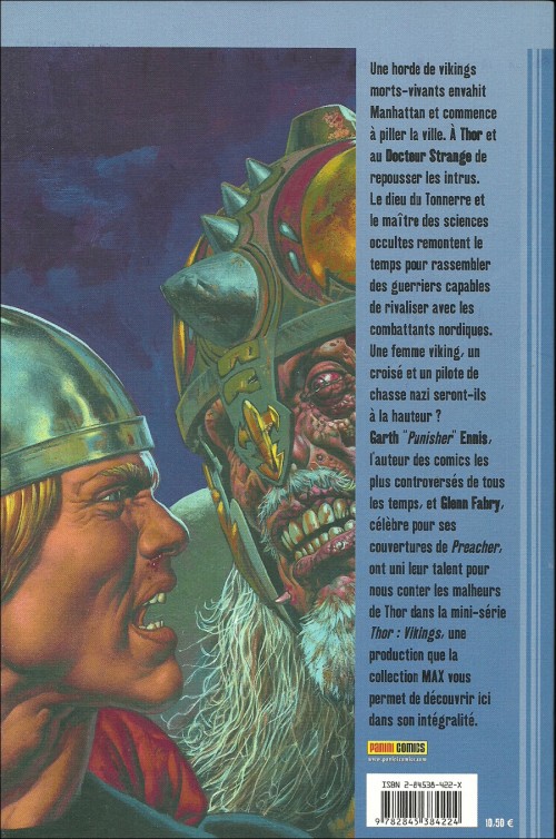 Verso de l'album Thor : Vikings Rendez-vous au Valhalla