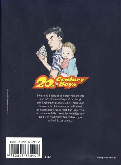 Verso de l'album 20th Century Boys 2