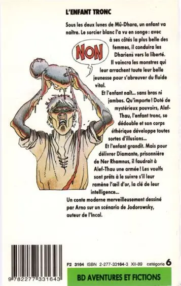 Verso de l'album Les aventures d'Alef-Thau Tome 1 L'enfant tronc