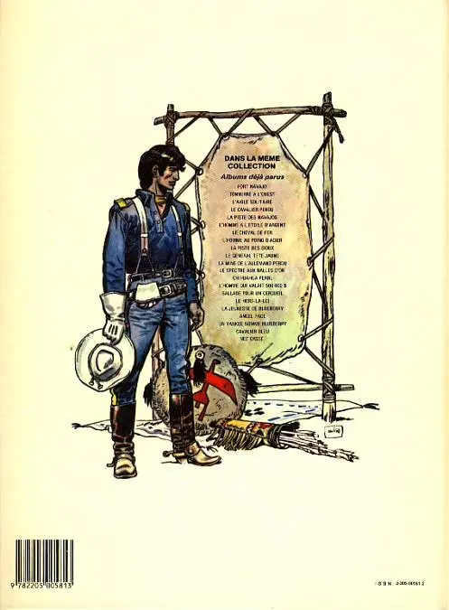 Verso de l'album Blueberry Tome 10 Général Tête Jaune