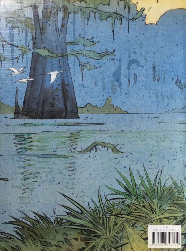 Verso de l'album Une aventure de Jim Cutlass Tome 1 Mississipi River