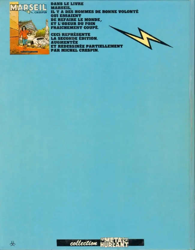 Verso de l'album Marseil