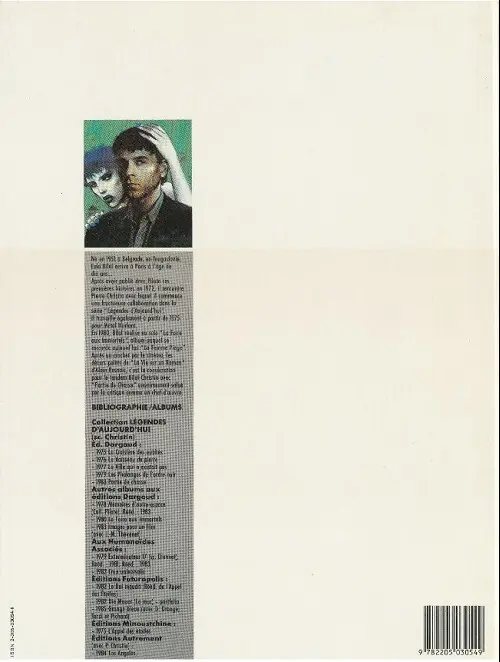 Verso de l'album Nikopol Tome 2 La Femme Piège