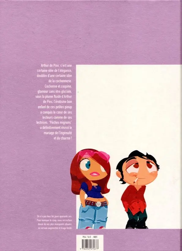 Verso de l'album Péchés Mignons 1