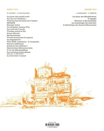 Verso de l'album XIII Tome 4 SPADS