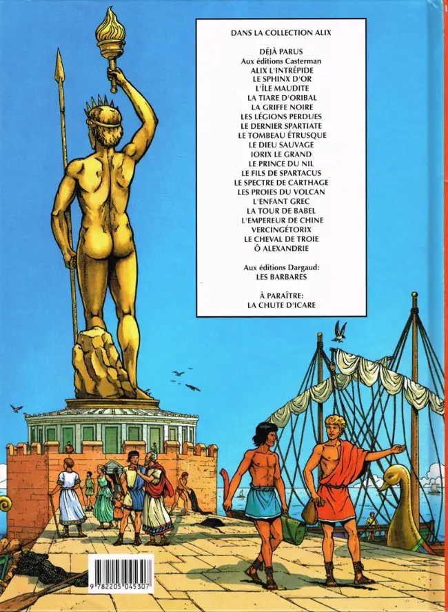 Verso de l'album Alix Tome 21 Les barbares