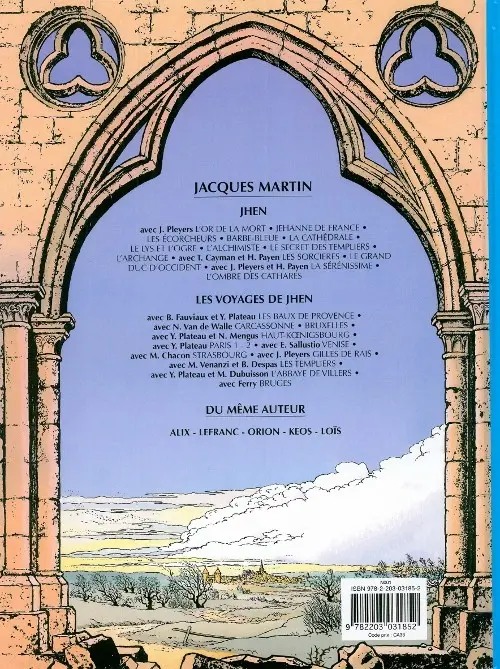 Verso de l'album Jhen Tome 13 L'ombre des Cathares