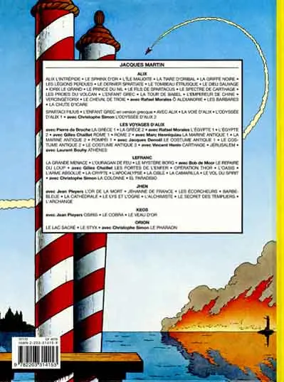 Verso de l'album Lefranc Tome 15 El Paradisio