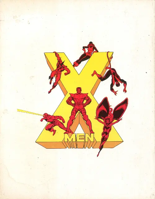 Verso de l'album Super X-Men N° 2