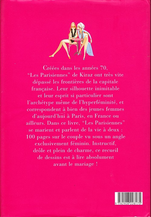 Verso de l'album Les parisiennes Tome 4 Les parisiennes se marient