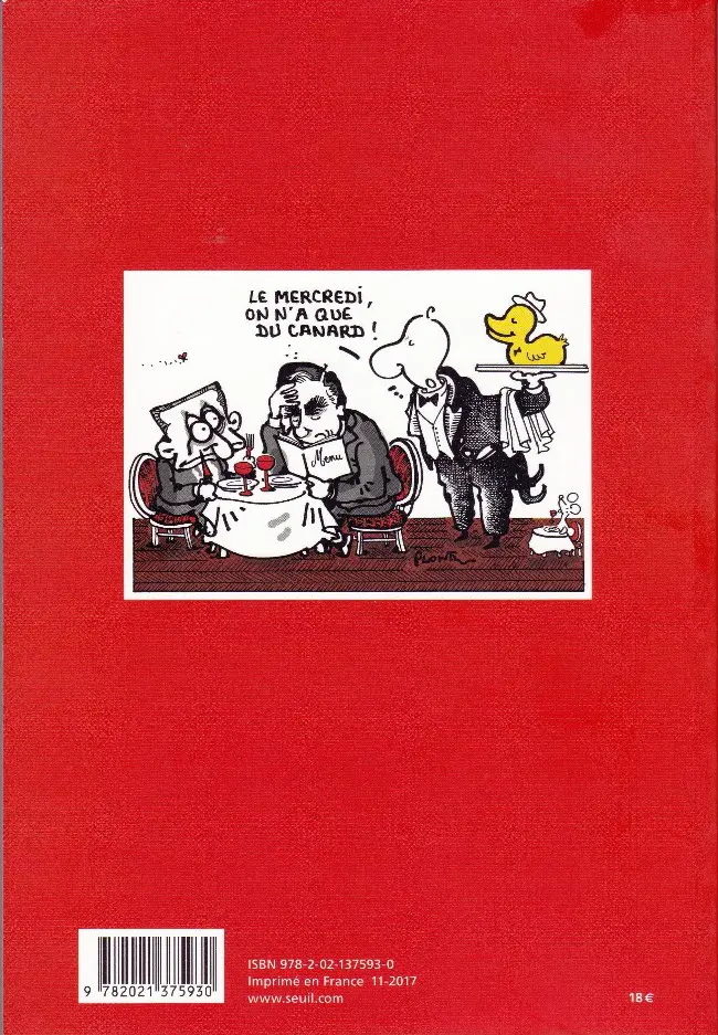 Verso de l'album Les toutous du président