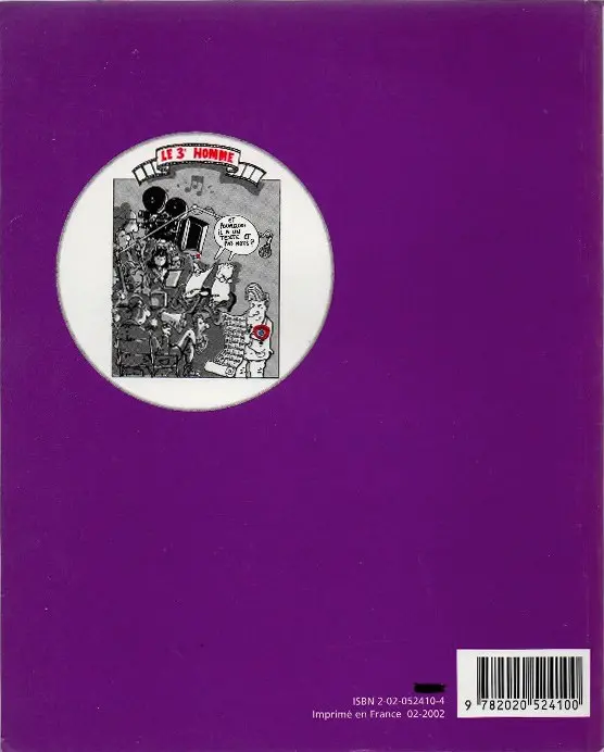 Verso de l'album Le Petit illustré Le troisième homme illustré