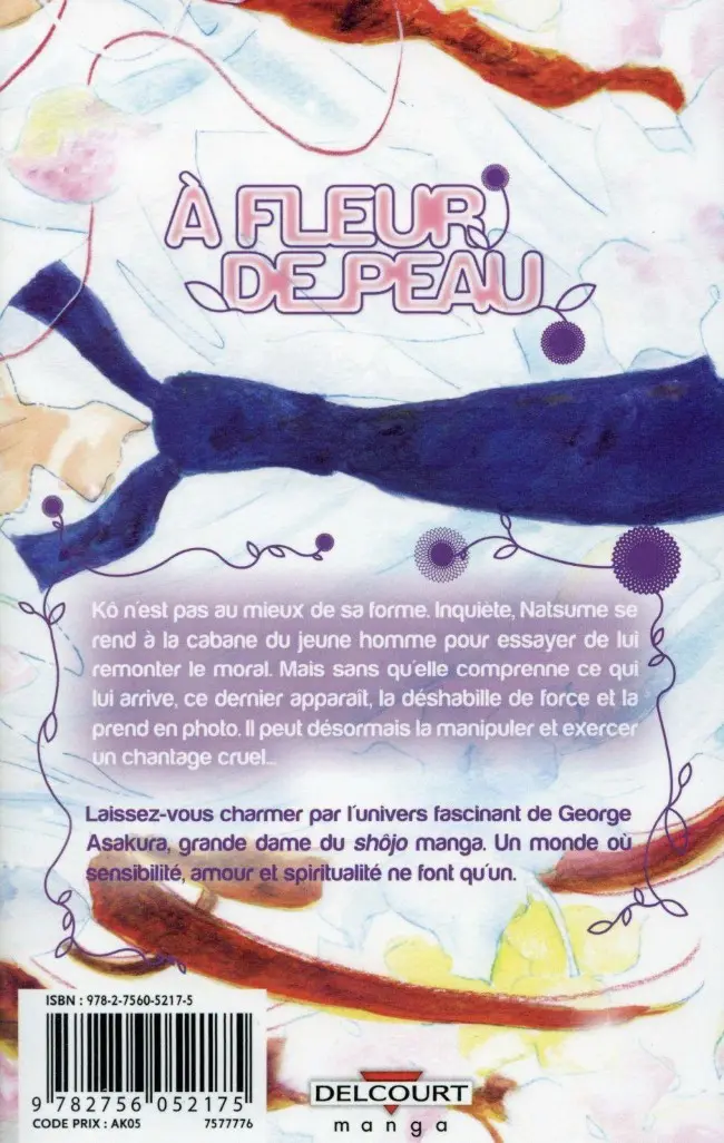Verso de l'album À fleur de peau 14