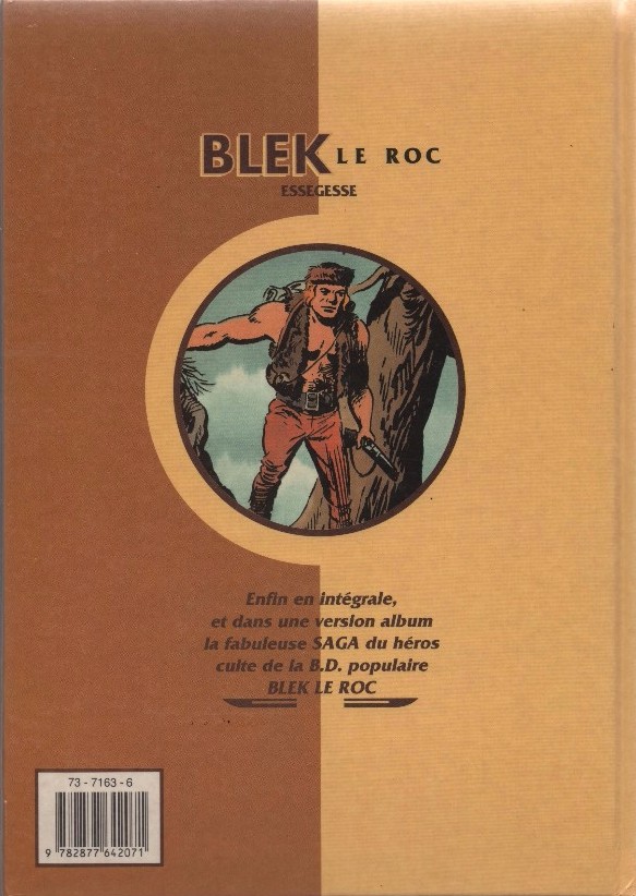 Verso de l'album Blek le roc 2