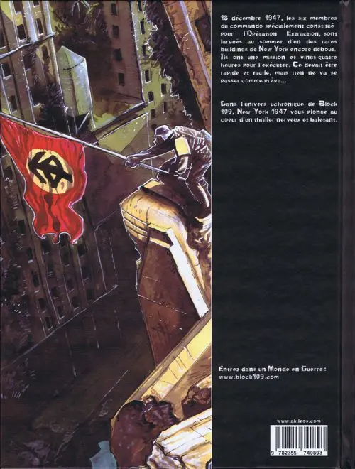 Verso de l'album Block 109 Tome 4 New York 1947