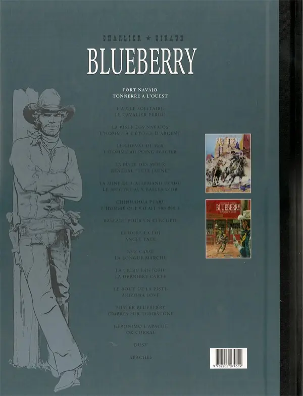 Verso de l'album Blueberry Intégrale Le Soir - Édition de 2015 Volume 1